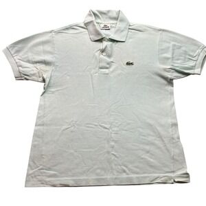 Lacoste Shirt Mens Small Mint Green Polo Preppy Office Career Performance